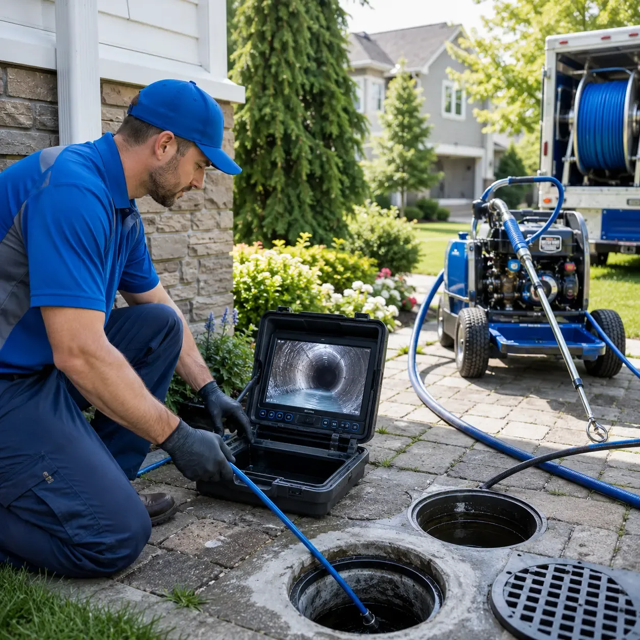 Outdoor drain cleaning professionals serving Warren, NH
